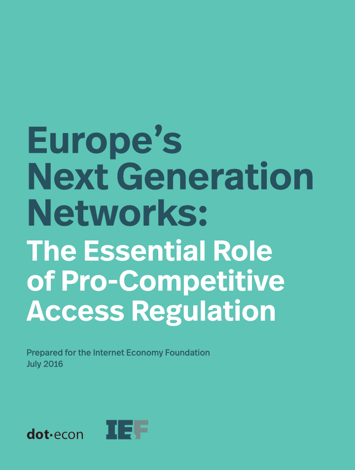 New Study - Europe's Next Generation Networks